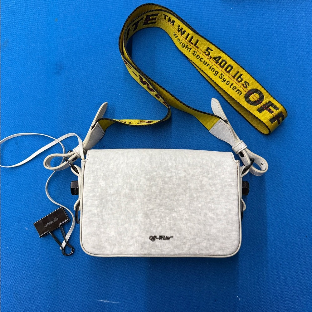 Authentic Off-White Binder Clip Bag